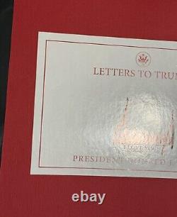 POTUS 45/47 Donald Trump Autographe Lettre Découpée Signée À Trump LIRE