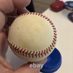 POTUS DONALD TRUMP & NYY CHRIS CHAMBLISS Balle de baseball MLB signée avec certificat d'authenticité