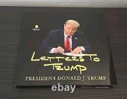 PRESIDENT DONALD TRUMP Livre dédicacé Lettres à Trump EXPÉDITION IMMÉDIATE!