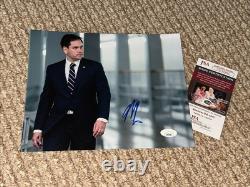 Photo 8x10 signée de Marco Rubio avec certificat JSA, Secrétaire d'État Trump