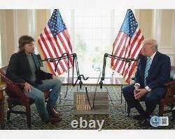 Photo 8x10 signée de Theo Von Le Rat signée Donald Trump Beckett