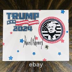 Photo authentique de la signature de Donald Trump avec certificat d'authenticité