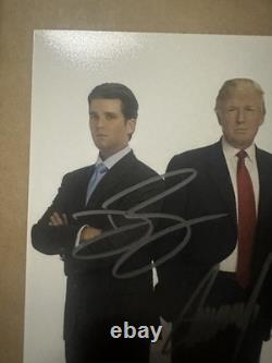 Photo autographe de Donald Trump, Donald Trump Jr et Ivanka Trump avec certificat d'authenticité
