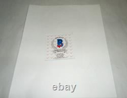 Photo couleur 8 x 10 signée d'IVANKA TRUMP avec carte et autocollant COA Beckett