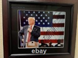 Photo de Donald J Trump 45ème Président JSA Certifié Signature LOA Signé Autographe