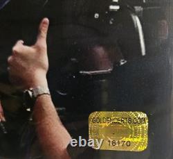 Photo de combat UFC signée par le président Donald Trump, Elon Musk et Jon Jones