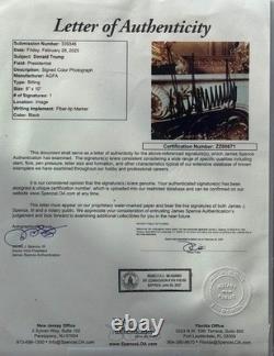 Photo encadrée 8x10 signée par Donald Trump (JSA)