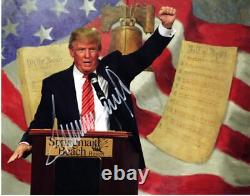 Photo signée 11x14 de Donald Trump avec certificat d'authenticité