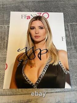 Photo signée 5x7 d'Ivanka Trump avec COA