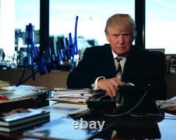 Photo signée 8x10 de Donald Trump avec certificat d'authenticité