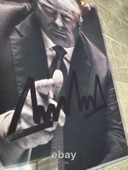 Photo signée 8x10 de Donald Trump avec doubles certificats d'authenticité Président Trump