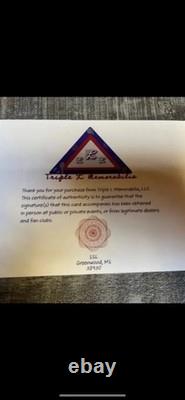 Photo signée 8x10 de Donald Trump avec doubles certificats d'authenticité Président Trump