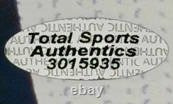 Photo signée 8x10 de Hulk Hogan et Donald Trump avec André le Géant WWF RARE TSA COA