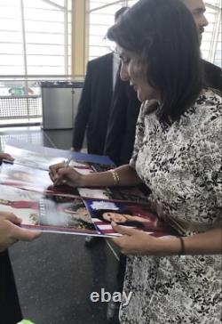 Photo signée 8x10 de Nikki Haley avec certificat JSA, Ambassadeur de l'ONU Donald Trump, preuve photo
