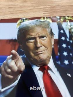 Photo signée autographe 8x10 de Donald Trump