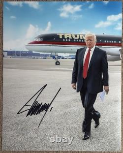 Photo signée de Donald Trump, 8x10 avec certificat d'authenticité, USA, Président