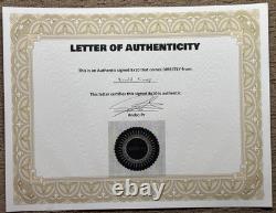 Photo signée de Donald Trump, 8x10 avec certificat d'authenticité, USA, Président