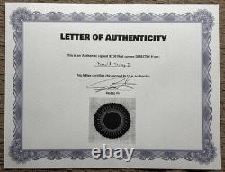 Photo signée de Donald Trump Jr, 8x10 avec certificat d'authenticité