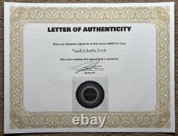 Photo signée de Donald Trump et Ivanka Trump, 8x10 avec certificat d'authenticité, Président Trump