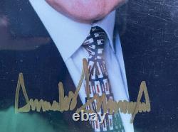Photographie signée 8x10 du président américain Donald Trump
