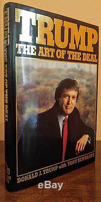 Première Édition Signée Donald Trump Art Du Deal 1er / 1er 1987