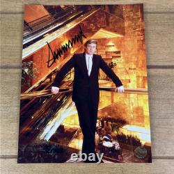 Président 45/47 Donald J Trump Autographié 8.5x11 Signé COA Hologramme