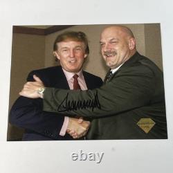 Président 45/47 Donald J Trump Photo 8x10 Signée Autographe avec COA Hologramme