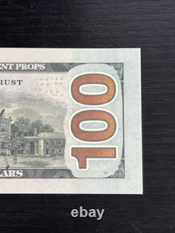 Président 45/47 Donald Trump Billet de film de 100 $ signé avec hologramme et certificat d'authenticité