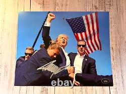 Président DONALD TRUMP Signature Original Authentique 8x10 avec Certificat COA