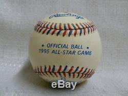 Président Des États-unis, Donald Trump Signé 1995 All Star Game Baseball Jsa Z08507