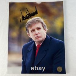 Président Donald J Trump Autographe COA Signé 8.5x11 Hologramme