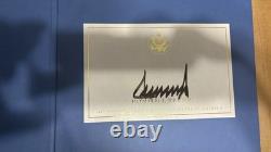 Président Donald J. Trump Nouveau livre relié signé SAVE AMERICA, tout neuf, vente du dimanche