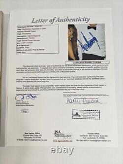 Président Donald J Trump Playboy Auto Autograph COA JSA Blue Ink Authentic