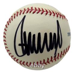 Président Donald J Trump Signature/Autographe OML Baseball PSA/DNA Full LOA 204145