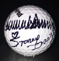 Président Donald J. Trump / Stormy Daniels Dual Signed Golf Ball Psa 1/1 Hush