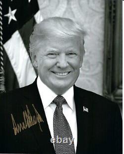 Président Donald Trump Autographe, Photo, Lettre Et Lure De Pêche