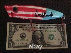 Président Donald Trump Autographe, Photo, Lettre Et Lure De Pêche