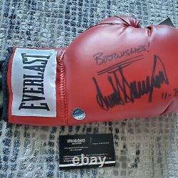 Président Donald Trump Autographié Signé Everlast Boxing Glove Coa