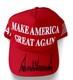 Pr&eacute;sident Donald Trump Casquette Maga Sign&eacute;e, Nom Complet. Rendre L'am&eacute;rique Grande &agrave; Nouveau. Jsa