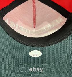 Président Donald Trump Casquette MAGA Signée, Nom Complet. Rendre l'Amérique Grande à Nouveau. JSA