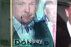 Président Donald Trump Hand Autograph Entièrement Signé Marker 8x10 Photo Encadrée