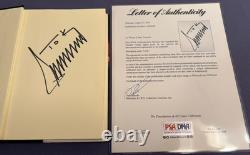 Président Donald Trump Livre signé Comment Devenir Riche Psa Dna Coa Loa Autographe