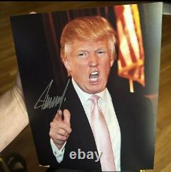 Président Donald Trump Photos 8x10 Signées Avec COA