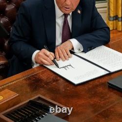 Président Donald Trump Réplique du stylo marqueur Sharpie signataire de la loi de la Maison-Blanche