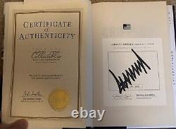 Président Donald Trump a signé 'Crippled America' avec un COA #2297/10000