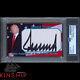 Président Donald Trump A Signé Cut 3x5 Carte Personnalisée Psa Dna Slab Gras Auto C3398