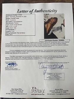 Président Donald Trump a signé le magazine rare Playboy avec une authentique autographe JSA COA.