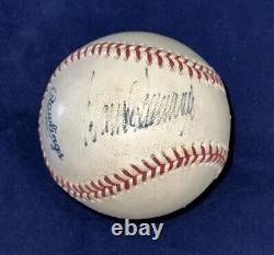 Président Donald Trump a signé un ballon de baseball ML officiel avec son nom complet JSA Vance