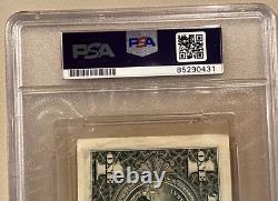 Président Donald Trump a signé un billet de 1 dollar, autographié authentifié par PSA.