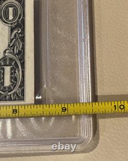 Président Donald Trump a signé un billet de 1 dollar, autographié authentifié par PSA.